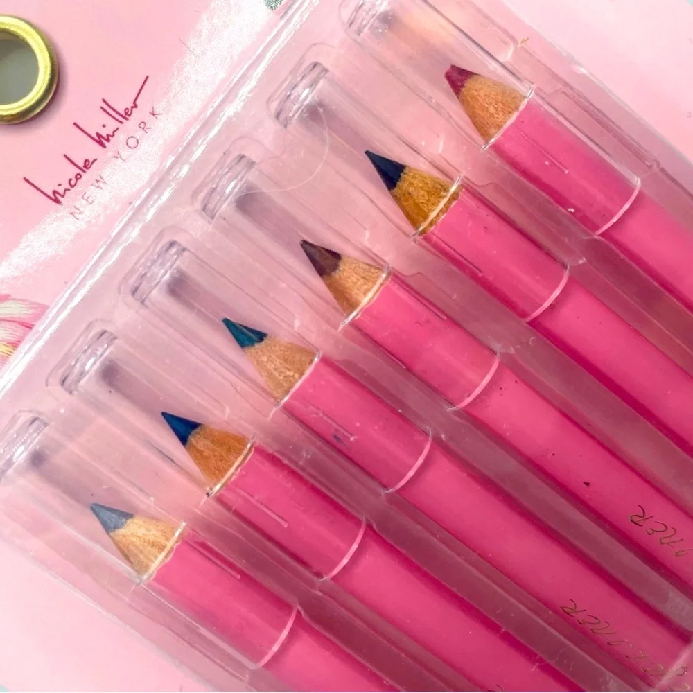 Nicole Miller Precision Eyeliner Collection Six Piece Set.